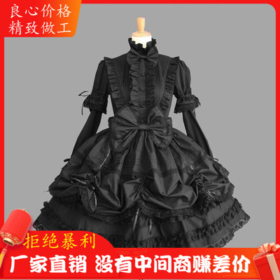 taobao agent Retro lace evening dress, Lolita style, Gothic, halloween