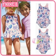 Spot UK quần áo trẻ em tiếp theo 19 vỏ sò dễ thương in hình bé gái áo tắm kiểu váy công chúa mới - Đồ bơi trẻ em