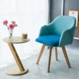 Столк с твердым древесиной, стул, кресло, нордическое кресло, сетевое красное кресло Простой современный обеденный стул вращающийся компьютерный стул