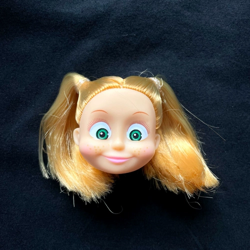 Красная голова куклы, кремовый хвостик, чехол для телефона, креативные туфли с аксессуарами, популярно в интернете, «сделай сам»