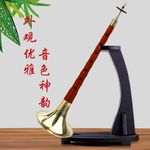 ~民间唢呐碗贵州管乐喇叭黑檀黑檀乌木收纳盒锁啦乐器吹奏红木专