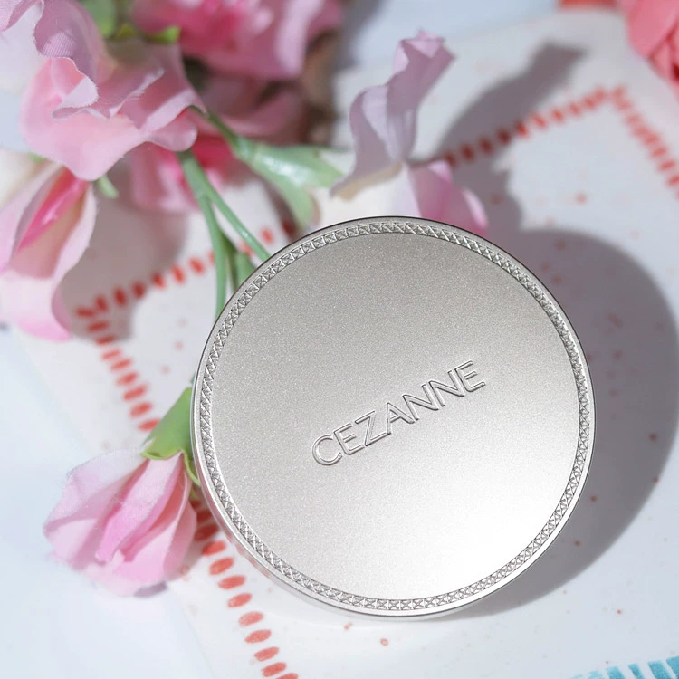 Miễn phí vận chuyển Nhật Bản cezanne  Cezanne hương thơm miễn phí kem chống nắng vàng phấn trang điểm giữ ẩm lâu dài SPF48 - Bột nén