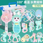 Có thể cắn luộc cho trẻ sơ sinh silicone răng bé đồ chơi trẻ em đồ chơi trẻ em gel răng bộ sơ sinh 0-1 tuổi - Đồ chơi nhạc cụ cho trẻ em
