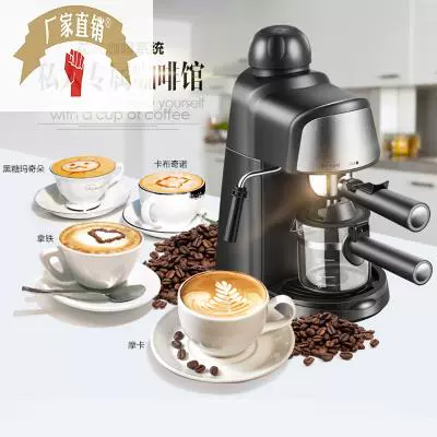 Máy pha cà phê gia đình cung cấp xuyên biên giới Máy pha cà phê sữa hơi nước bọt nhỏ bán tự động - Máy pha cà phê