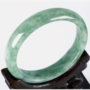 Hạt giống ngọc lục bảo Brazil tự nhiên Yang Green Chalcedony Bracelet Green Agate Jade Bracelet Wild Fashion Chứng nhận - Vòng đeo tay Cuff