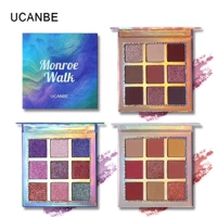 UCANBE new huda chín màu phấn mắt món ăn sao ảo ảnh phấn mắt màu cam nàng tiên cá Ji 9 màu phấn mắt trang điểm đĩa - Bóng mắt bảng mắt colourpop sweet talk