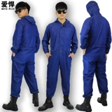 Летний тонкий хлопковый износостойкий комбинезон, шапка, защита от ожогов, свободный крой