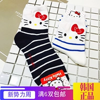 Hello kitty, импортные осенние носки, мультяшные цветные гольфы, в корейском стиле, средней длины