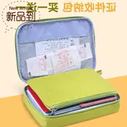 Túi đựng hộ chiếu đa chức năng mới Túi du lịch Hàn Quốc r dòng nhà khả năng chống thấm nước hoàn thiện gói tài liệu nữ - Túi thông tin xác thực
