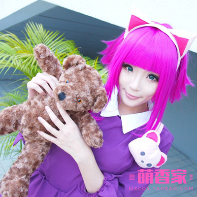 taobao agent Mengxiang's LOL hero Annie Anni Rose Red Fire Girl Removal Anime Cosplay Alliance Wig A1980