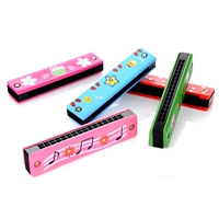 [Mô hình vụ nổ] Harmonica trẻ em 16 lỗ hai dây bằng gỗ kèn kèn kèn kèn kèn kèn kèn kèn kèn kèn kèn kèn - Đồ chơi nhạc cụ cho trẻ em cây đàn đồ chơi cho bé