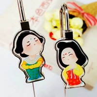 Xi'an Tourism Souvenirs Xiluji Q Версия Tang Baby Creative Fashion Drip Metal Goolmark Gift Box