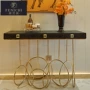 Nội thất hiên hiện đại Căn hộ nhỏ đơn giản bằng thép không gỉ vào bàn ghế Versace theo phong cách Pi Kong ánh sáng sang trọng - Bàn / Bàn bộ bàn ăn đẹp