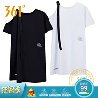 361 đầm 2019 hè mới xu hướng thời trang thể thao 361 nữ cotton ngắn T mát mẻ và trong suốt - Trang phục thể thao quần short nữ the thao