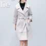 Áo khoác len nữ mùa đông mới 2018 dài phần thời trang Hàn Quốc Cà vạt mỏng phù hợp với áo khoác Nizi - Trung bình và dài Coat áo khoác đẹp