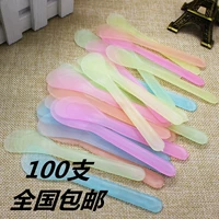 Косметическая тара, косметика, маска для лица, палочка для смешивания, ложка, для салонов красоты, увеличенная толщина, 100 шт