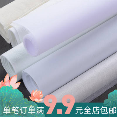 taobao agent Fabric lining hard lining cotton fabric woven uniform cotton paving double -sided glue DIY handmade fabric fabric