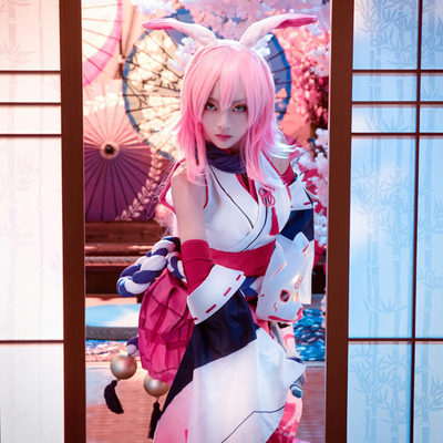 taobao agent Mengxiang Family Blasting College 3 October Sakura Visposus cosplay wig