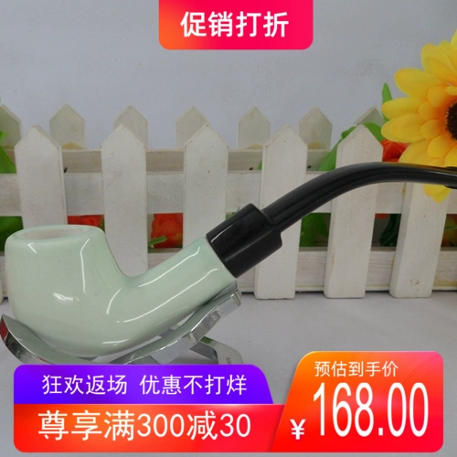 Чуангья табачная посуда Керамический дым с высокой температурой голубой фарфоровой фарфоровой дымная борьба с сигаретой головы головы