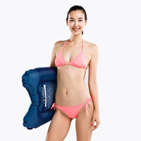 Decathlon bikini gợi cảm ba điểm ngực nhỏ chia áo tắm nữ đi biển bên bờ biển SBT - Bikinis bộ bơi dài tay nữ