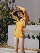 Bộ đồ bơi nữ 2019 mới khoe dáng tam giác xòe che bụng là áo tắm mỏng mùa xuân nóng bỏng của Hàn Quốc - Bộ đồ bơi hai mảnh