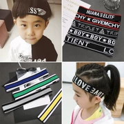 Hàn Quốc trẻ em bé gái thủy triều hip-hop cô gái cậu bé thể thao headband tóc bé gái cô bé mồ hôi headband