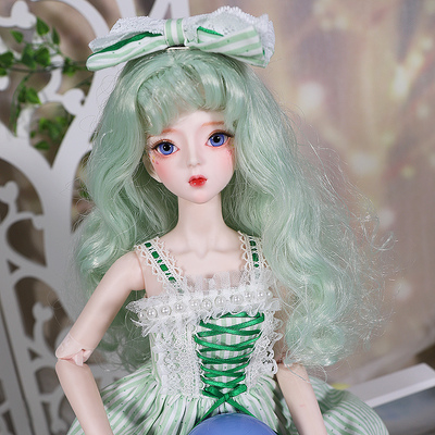 taobao agent Debisheng doll 60cm3 doll custom green doll spring makeup can open the brain to change the wig 3 -point baby clothes