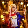 Đội tự sát chú hề nữ COSPLAY quần áo Halle quinin tóc giả găng tay đầy đủ quần áo HARLEYQUINN - Cosplay đầm cosplay