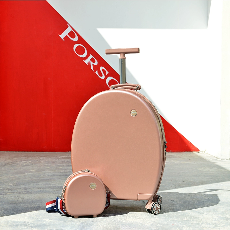 Hộp mật khẩu nhỏ tươi sinh viên vali dễ thương nữ phiên bản tiếng Hàn của bánh xe tròn phổ quát xe đẩy nam 18 inch - Va li