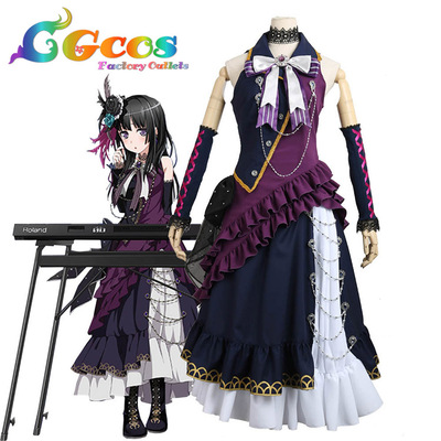 taobao agent CG Japanese Animation Second -generation Girl Band Bang Dream debut song Platinum Cosplay clothes