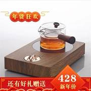 Bếp gốm điện Sanjie Bếp trà Guanshan nhà để bàn mini nồi sắt nồi bạc nồi thủy tinh nồi chè kiểu Nhật