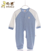 Đẹp trai mùa thu và mùa đông mới bé thân yêu bé cotton áo khoác dài tay trẻ em romper dày quần áo bé - Áo liền quần