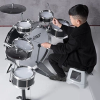 Trẻ em Hành tinh quá khổ Kệ đồ chơi Trống Jazz Drum Người mới bắt đầu Câu đố Tay bé trống 1-3-6 tuổi 7 - Đồ chơi nhạc cụ cho trẻ em đàn organ đồ chơi