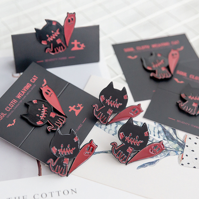 taobao agent Cute ghost brooch, bag accessory
