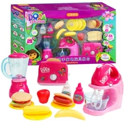 Dora mô phỏng đồ gia dụng nồi cơm điện nhà bếp phun hơi nước có thể hút trẻ em cô gái nhỏ nước đồ chơi nhà bếp - Phòng bếp