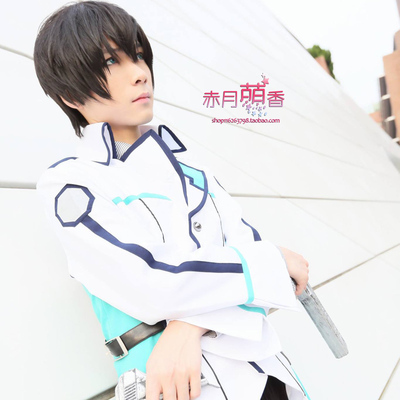 taobao agent Moexiang magic high school inferior student/Shiba Tatsuya/beautiful boy with black fluffy short hair/cos wig