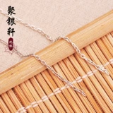 Ожерелье, аксессуары, браслет с кисточками, серебро 925 пробы