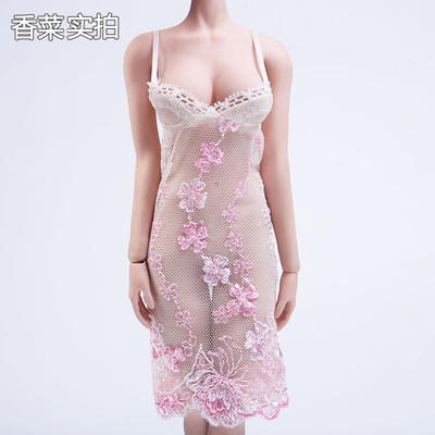 taobao agent 1/6phicen ud jo verycool female soldiers sexy lace pajamas dress spot