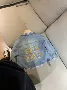 Áo khoác trẻ em denim Quần áo trẻ em Hàn Quốc 2019 mùa thu mới cho bé trai thời trang thư áo khoác thủy thủ - Áo khoác áo choàng chống nắng cho bé