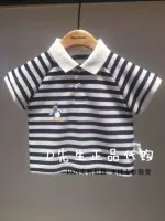 F3DB92840 mini hòa bình Taiping chim quần áo trẻ em 2019 mùa hè mới bé áo sọc sọc 229 - Áo thun áo thun bé gái 1 tuổi