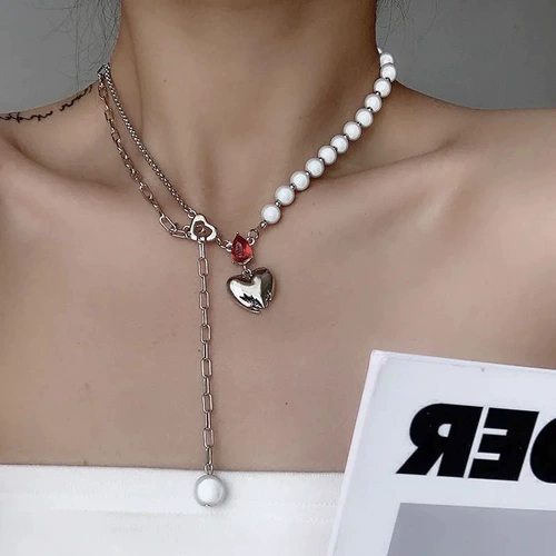 Светоотражающая цепочка до ключиц, светящееся небольшое ожерелье, дизайнерская цепь, европейский стиль