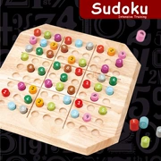 Trò chơi Sudoku bằng gỗ rắn cờ vua đồ chơi giáo dục toán học tư duy logic đào tạo kho báu trò chơi hội đồng quản trị cha mẹ con Jiugongge - Khác