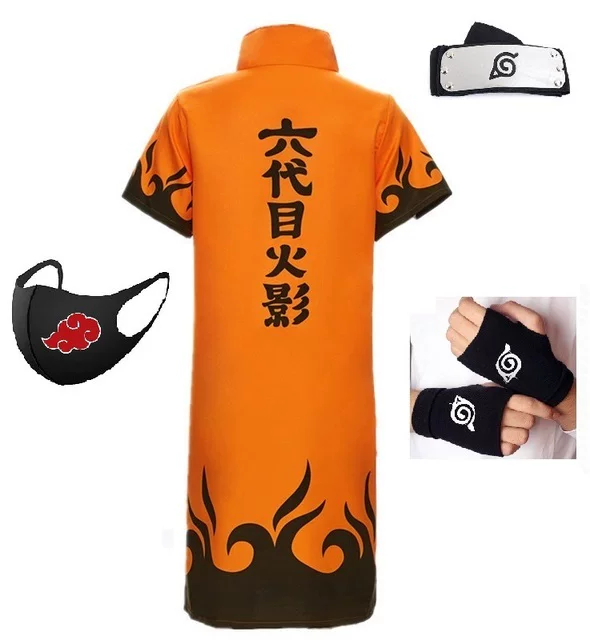 [Наруто Shippuden cosplay плащ 4-го и 6-го Хокаге плащ]