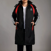Authentic Yian tuyết chính thức bóng đá mùa đông đào tạo phù hợp với áo khoác thể thao nam dài áo bông dày đội tuyển quốc gia - Quần áo độn bông thể thao