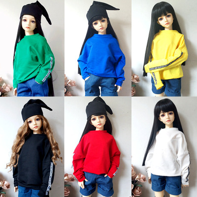 taobao agent Doll, clothing, sweatshirt, cotton multicoloured jeans