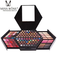 MISS ROSE sáu biến dạng hộp phấn trang điểm khay cao bóng phấn trang điểm hộp phấn mắt hộp mỹ phẩm - Bộ sưu tập trang điểm phấn mắt nhũ