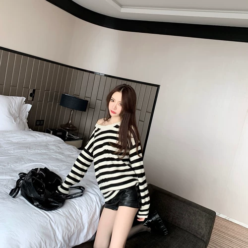 Шерстяной классический свитер для отдыха, 2019, свободный крой