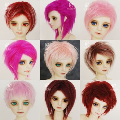 taobao agent 30,000 Dean SWDOLL/Pink purple hair wig BJD Uncle BJD 3 points, 4 minutes, 8 minutes, 12 minutes, 12 points SD baby