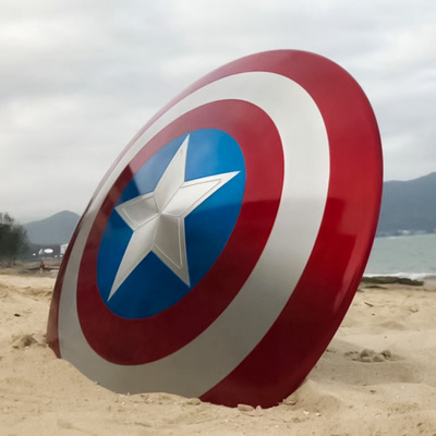 taobao agent Spot Marvel American Team Zhenjin Shield metal color 1-1 imitation alloy Avengers 4 American Captain Shield