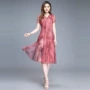 Trang web chính thức của Trung tâm thương mại Jingdong nấm đường phố 2019 mới dành cho phụ nữ diện váy voan mùa hè Một chiếc váy chữ - A-Line Váy mẫu váy xòe đẹp